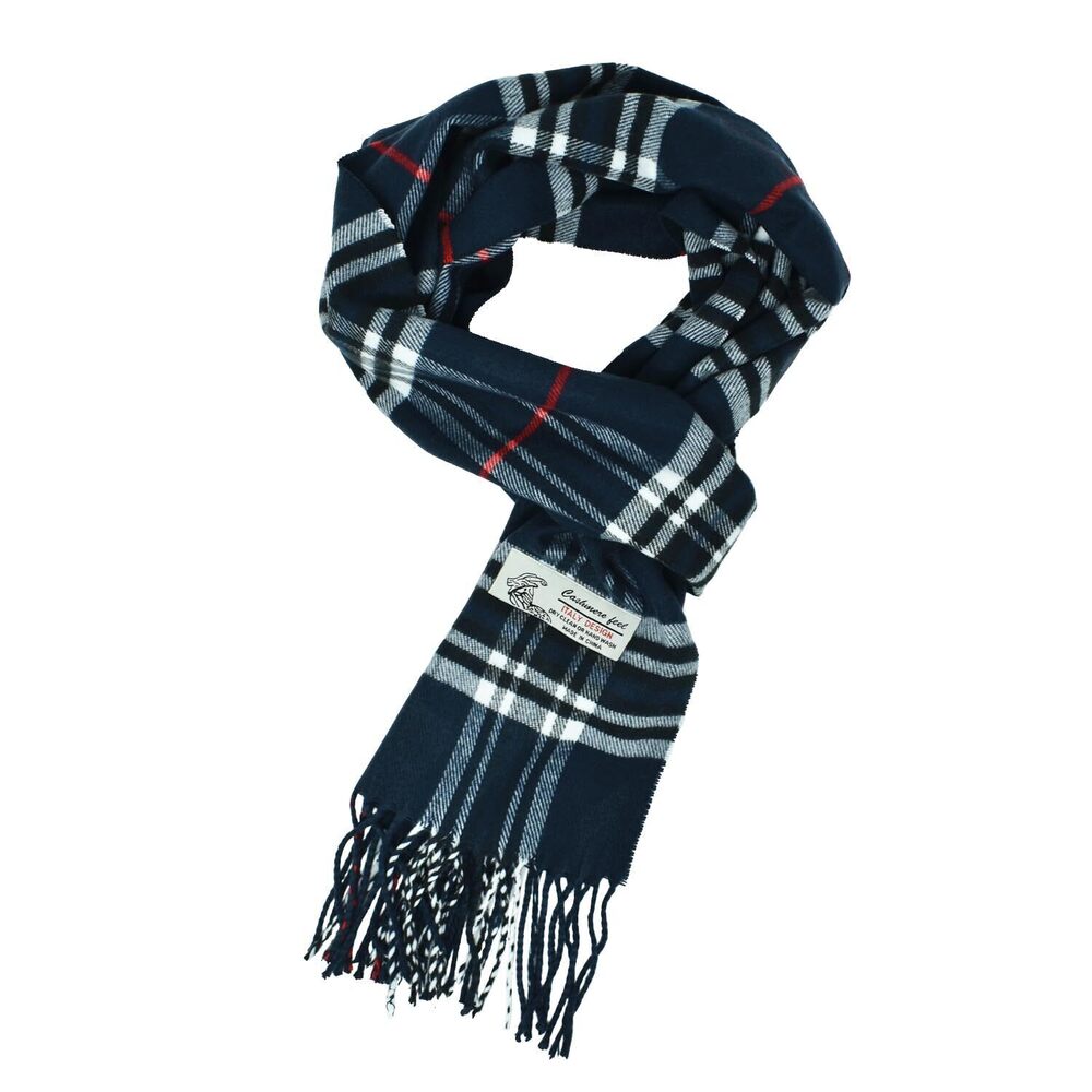 3756 Unisex Classic Tartan Plaid Winter Scarf Soft Cashmere Feel 72"x12"